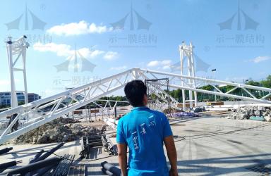  上海示一膜结构徐泾膜结构舞台工程
