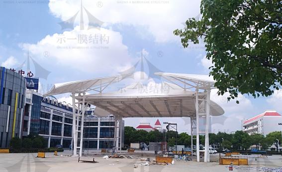 上海青浦徐泾膜结构舞台工程-第二部分