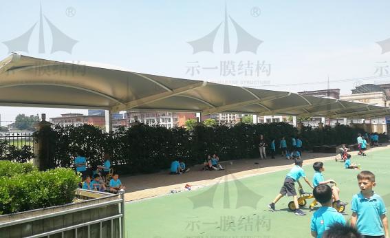 上海英国学校膜结构景观棚