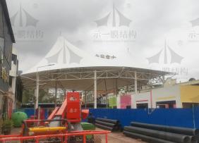 上海示一膜结构福建三明膜结构遮阳雨棚